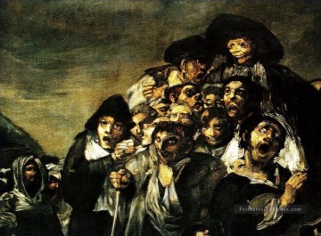 Le pèlerinage de San Isidro détail Francisco de Goya Peinture à l'huile